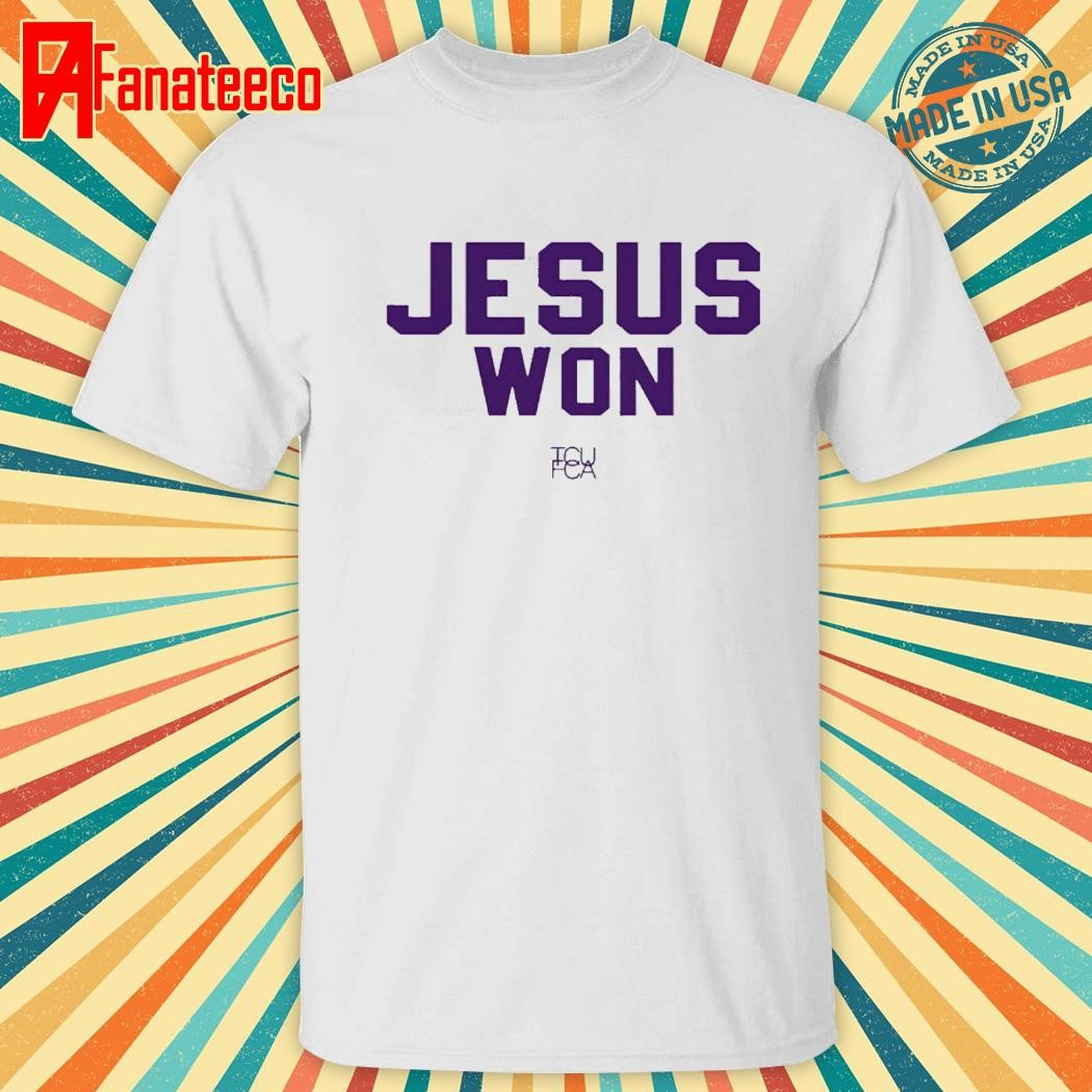 Josh Hoover Jesus Won TCU Football Shirt