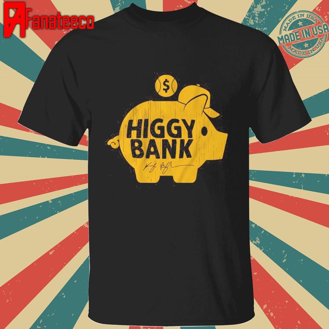 Kyle higashioka higgy bank signature shirt