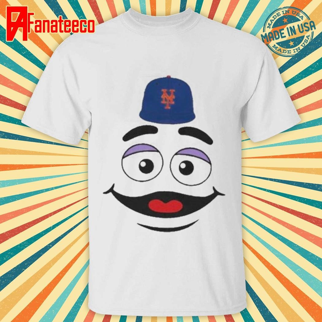 New York Mets Grimace Face Smile Victory Gameday Shirt