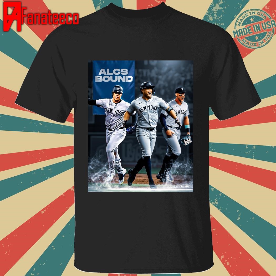 Next stop for aaron judge giancarlo stanton and juan soto alcs shirt