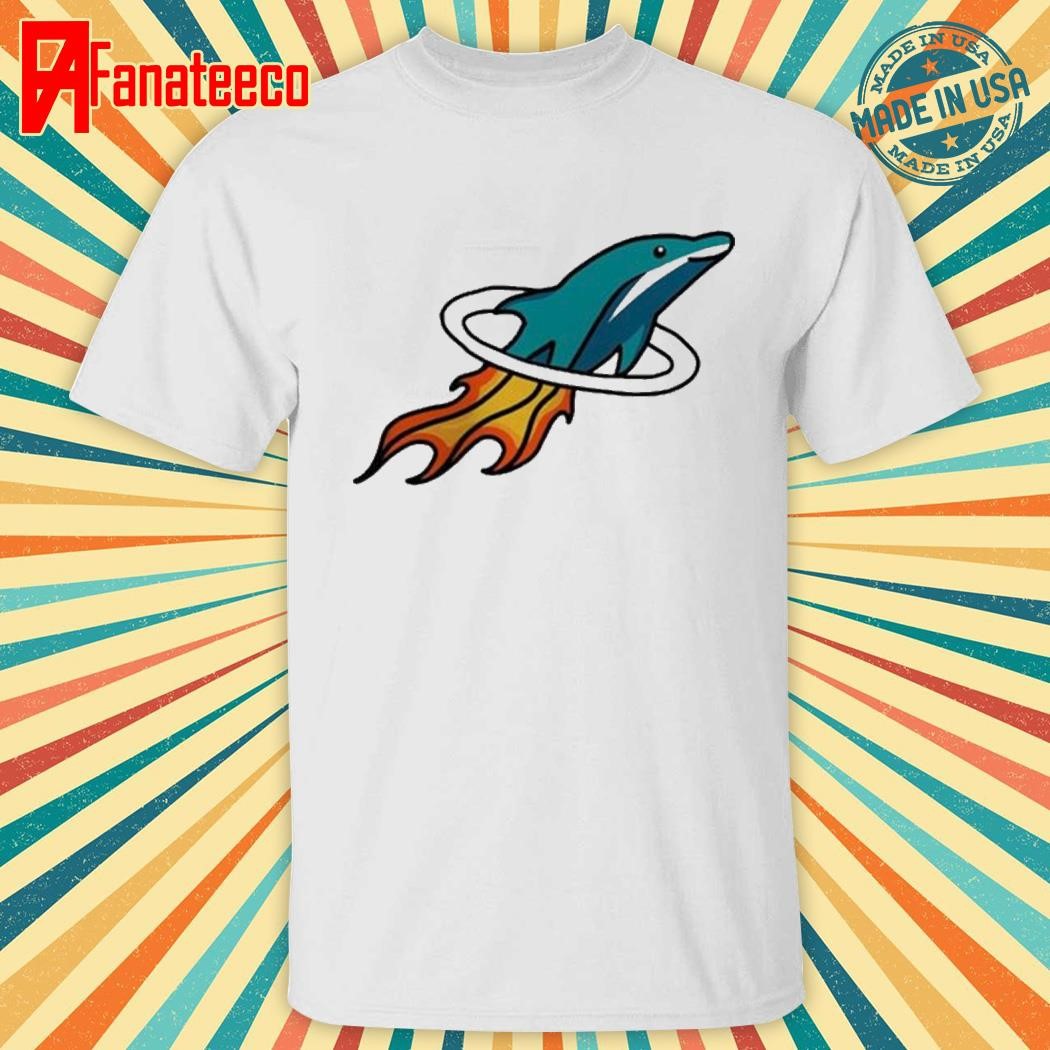 Nice Miami Dolphins And Miami Heat Combined NFL x NBA Logos shirt