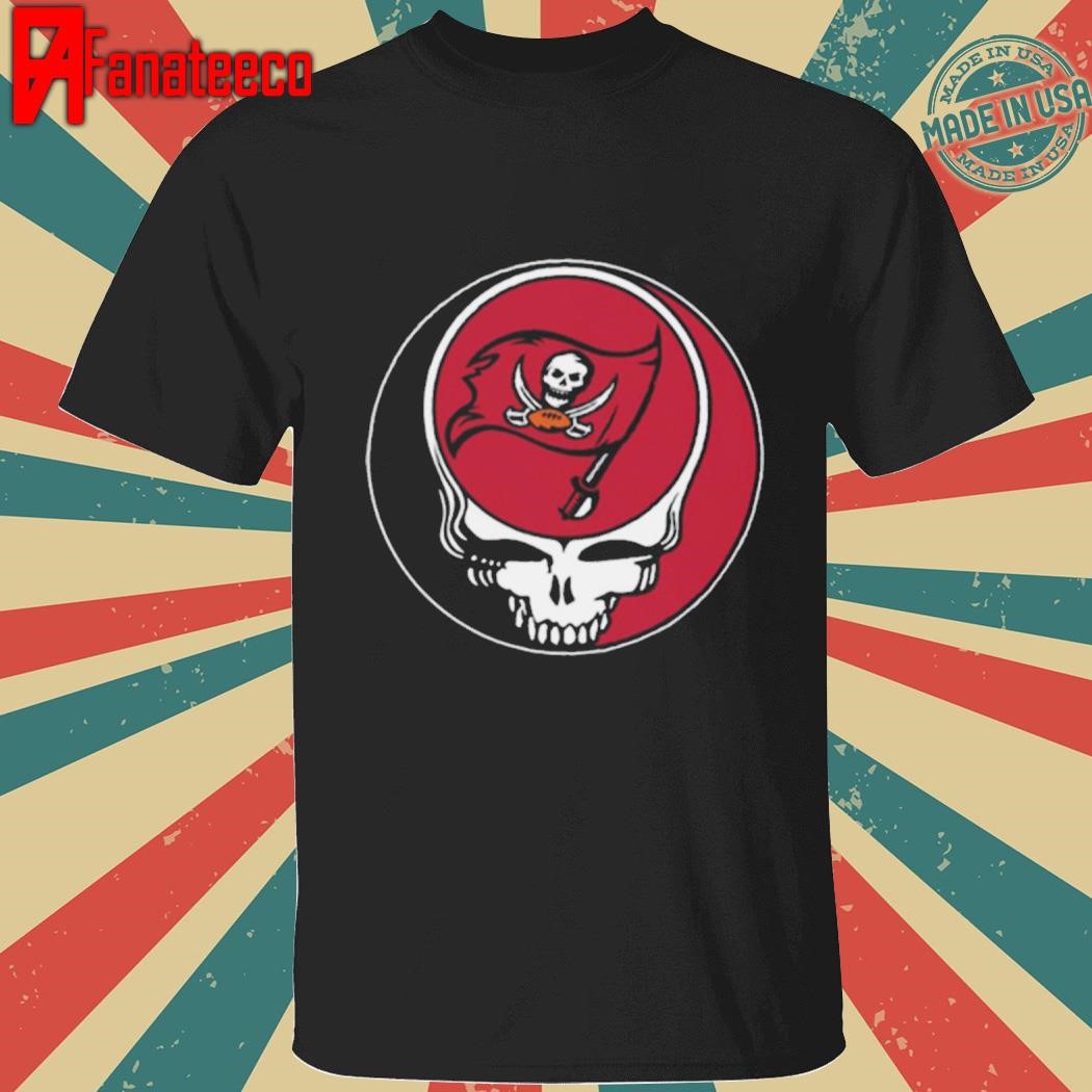 Nice NFL Tampa Bay Buccaneers Grateful Dead Your Face T Shirt