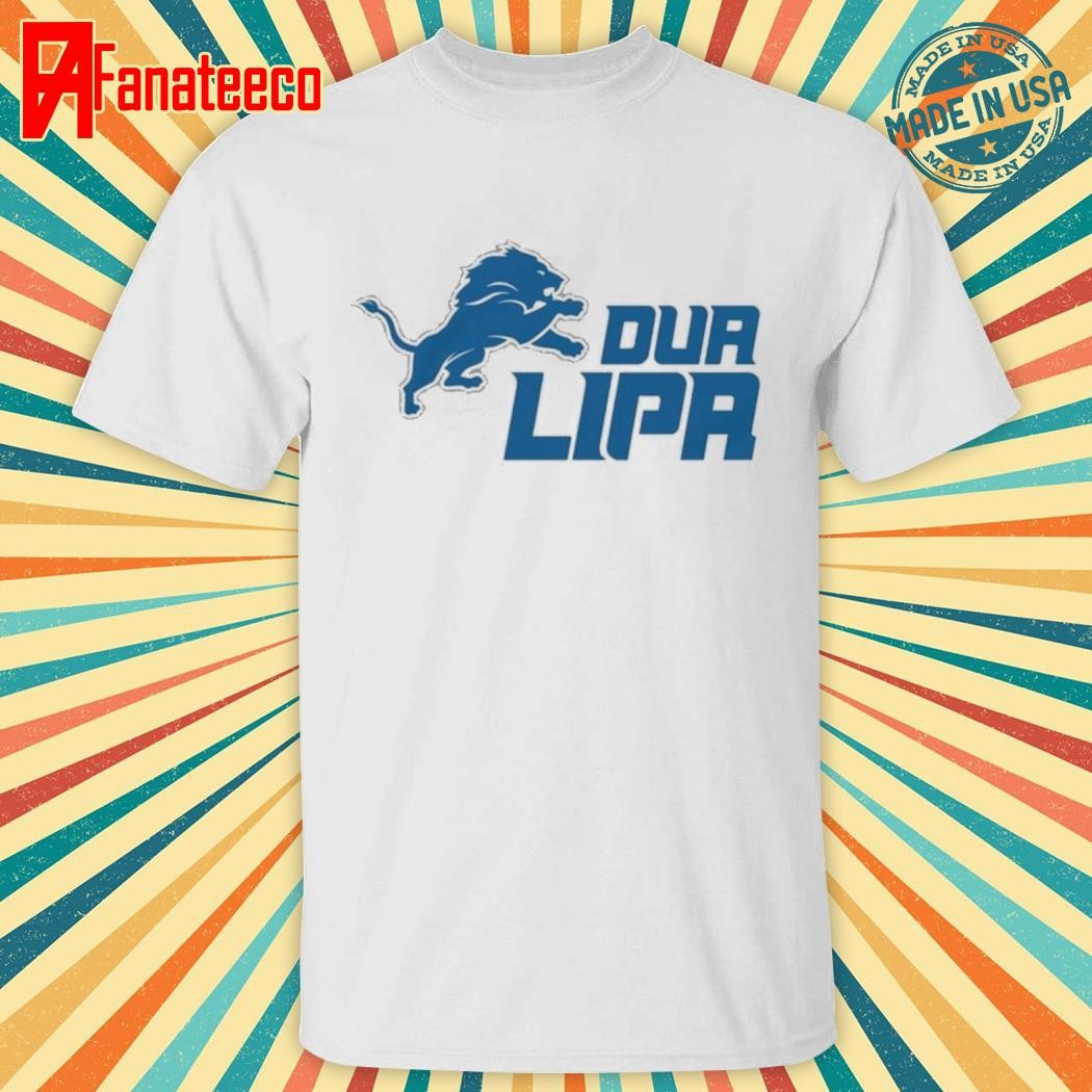 Official Detroit Lions Dua Lipa T-Shirt