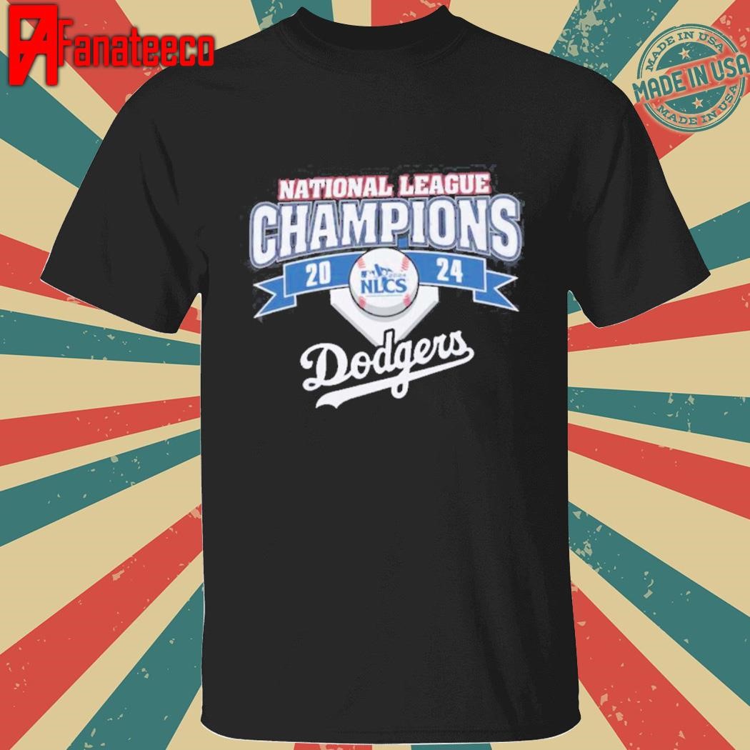 Official Los Angeles Dodgers 2024 National League Champions Franklin MLB Postseason shirt