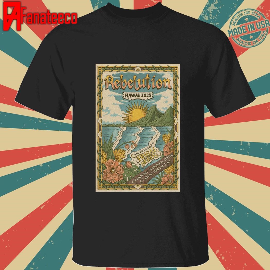 Official Rebelution Feb 8 2025 Aloha Stadium OAHU Hawaii shirt