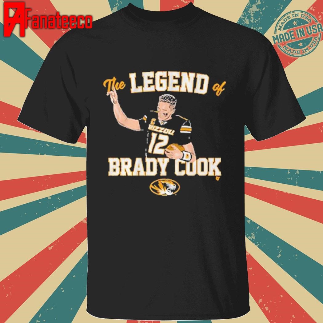 Original Mizzou football the legend of brady cook shirt