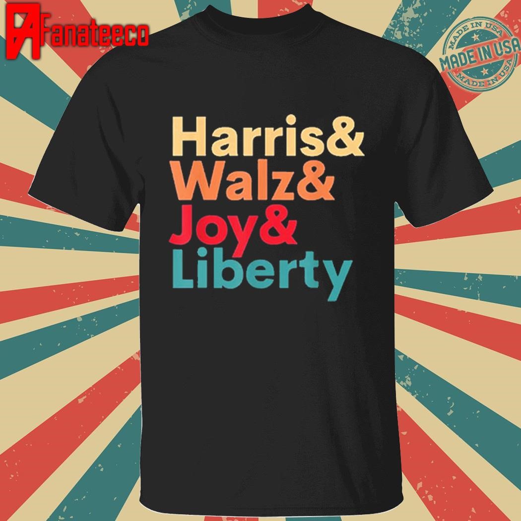 Original Vintage Harris Walz Liberty Joy Shirt