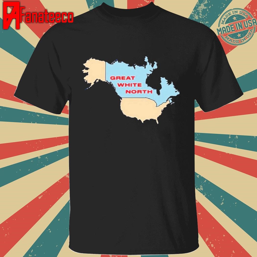 Premium Canada Map Great White North Shirt