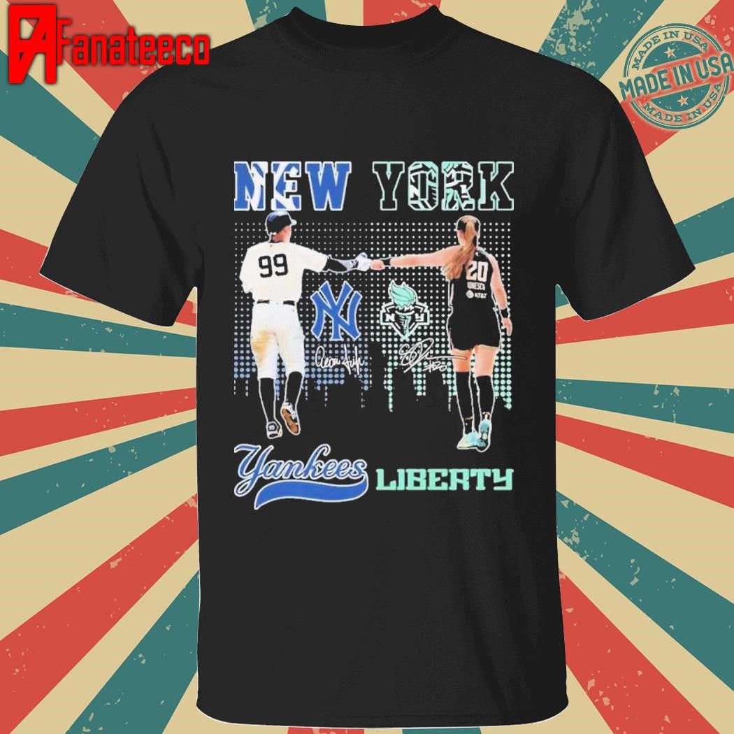 Premium New York Yankees x New York Liberti Signature Unisex T-Shirt