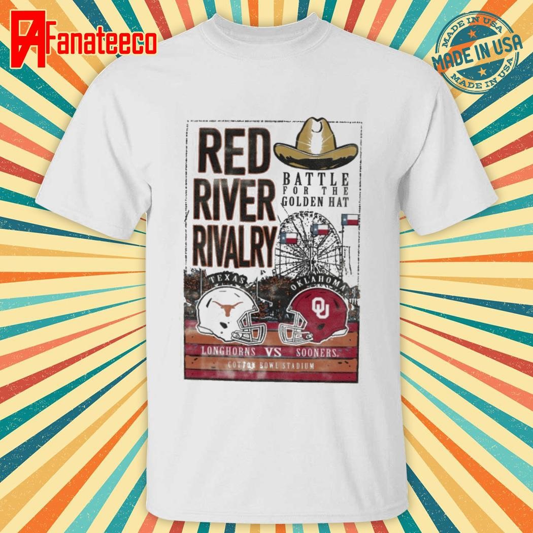 Premium Texas Longhorns vs. Oklahoma Sooners ComfortWash Red River Rivalry T-Shirt