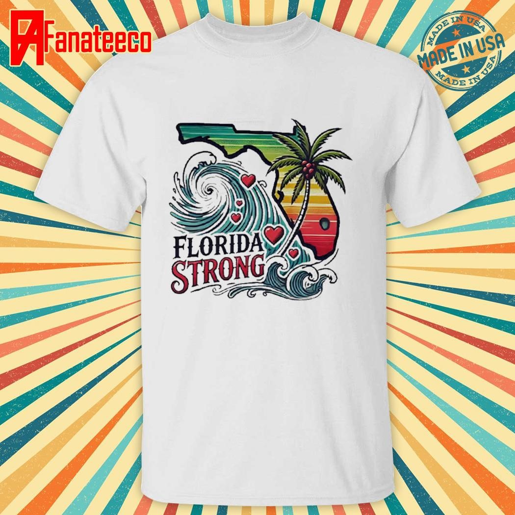 Premium Womens Florida Strong Printed T-Shirt