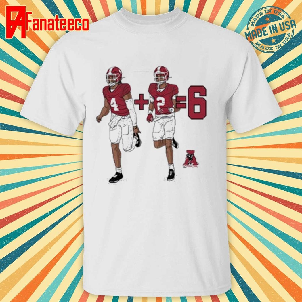 Ryan Williams and Jalen Milroe - 4+2 - Caricature shirt