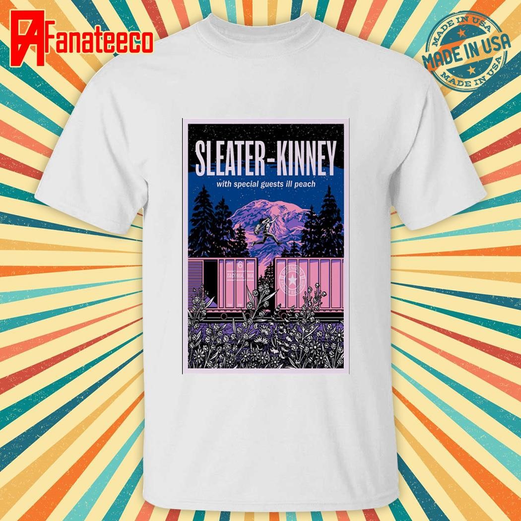 Sleater Kinney October 6, 2024 McMenamins Elks Temple Tacoma, WA Tour shirt