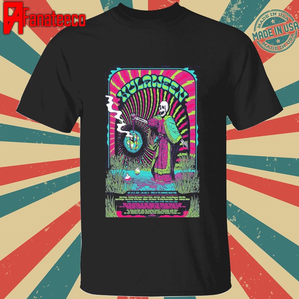 Suwannee Hulaween Oct 24-27 2024 Spirit Of The Suwannee Music Park Live Oak, FL Tour shirt