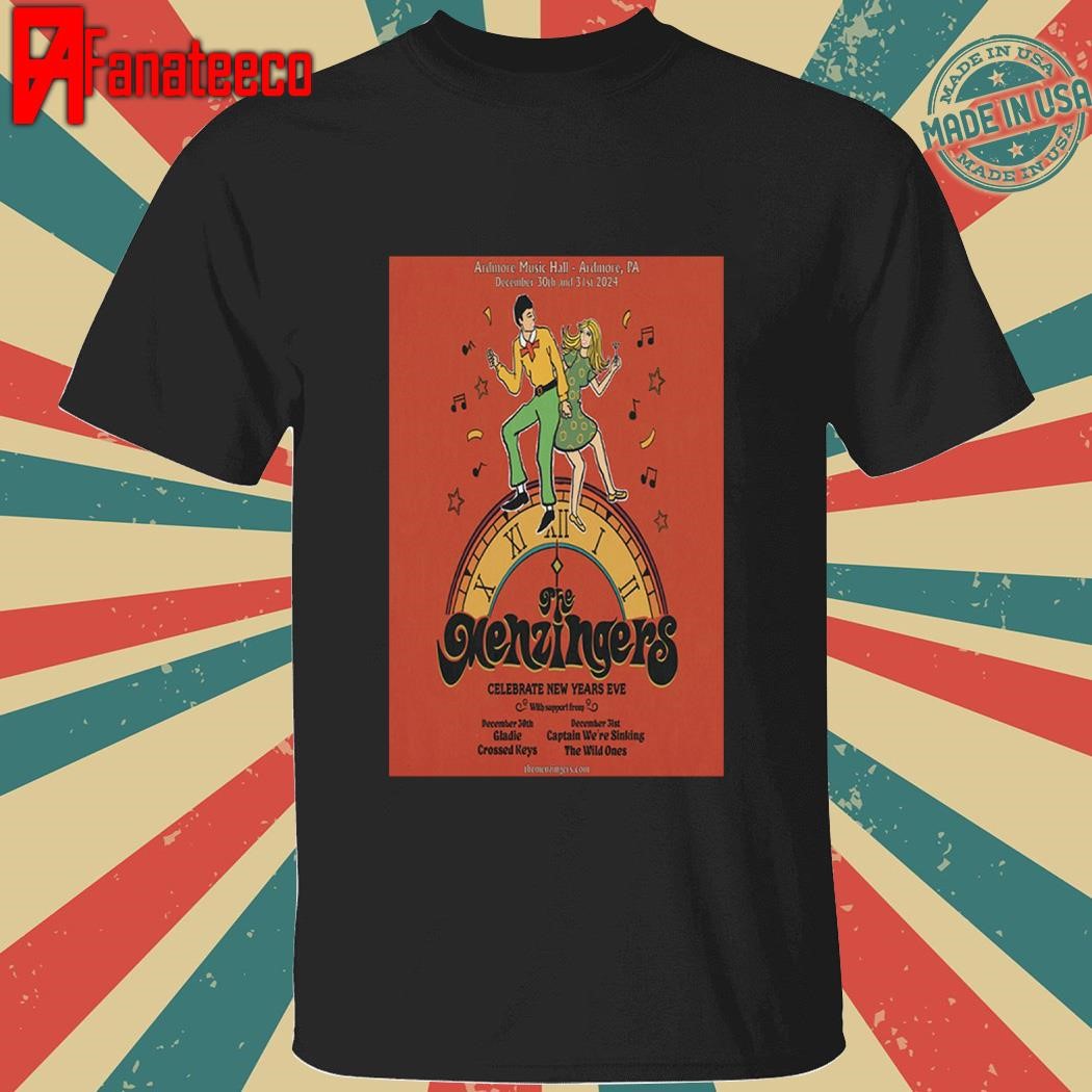 The Menzingers Dec 30-31 2024 Ardmore Music Hall In Ardmore PA Tour shirt