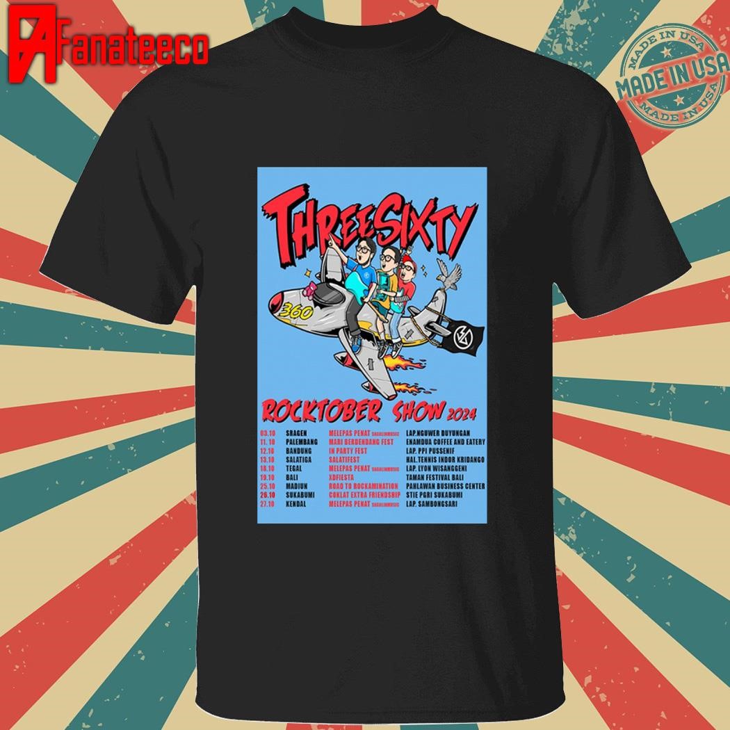 Threesixty Rocktober Show 2024 shirt