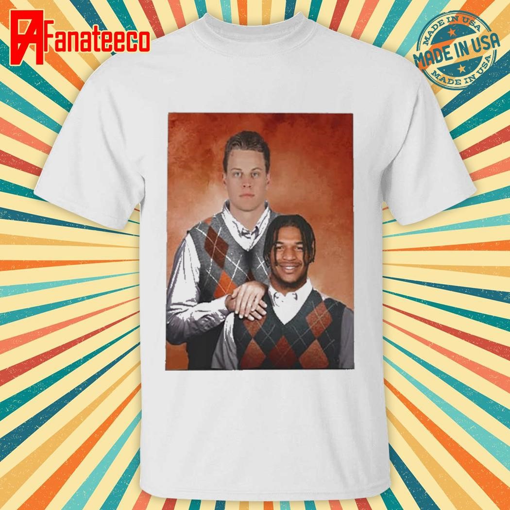 Top Cincinnati Football Joe Burrow Ja'Marr Chase Step Brothers Shirt