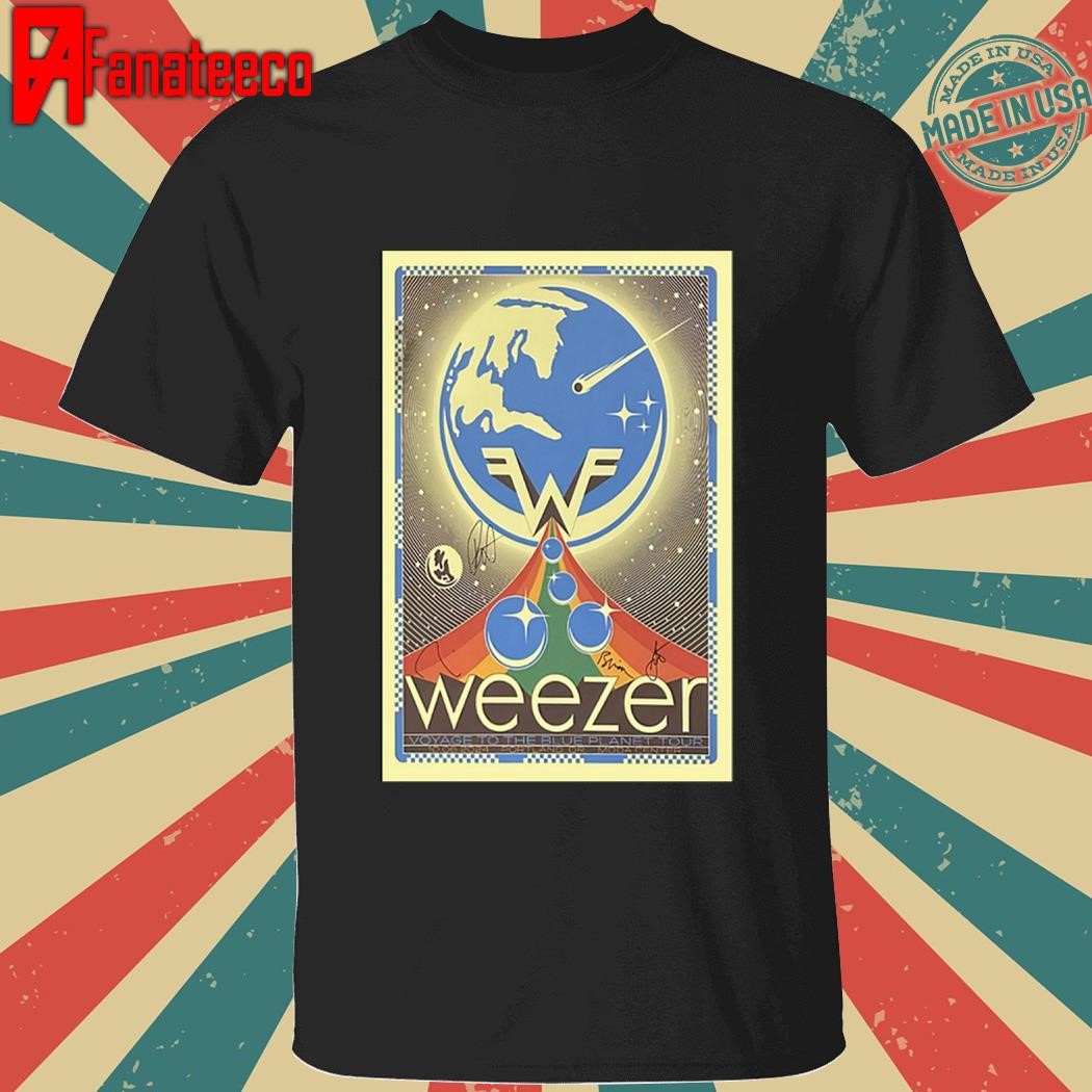 Top Weezer Show October 6 2024 Voyage shirt