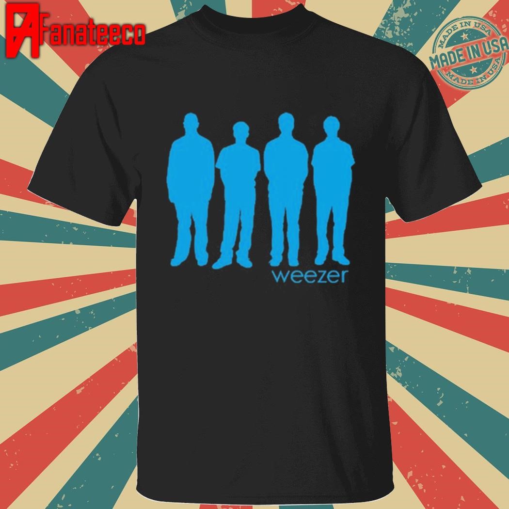 Weezer Blue Silhouette Tee shirt