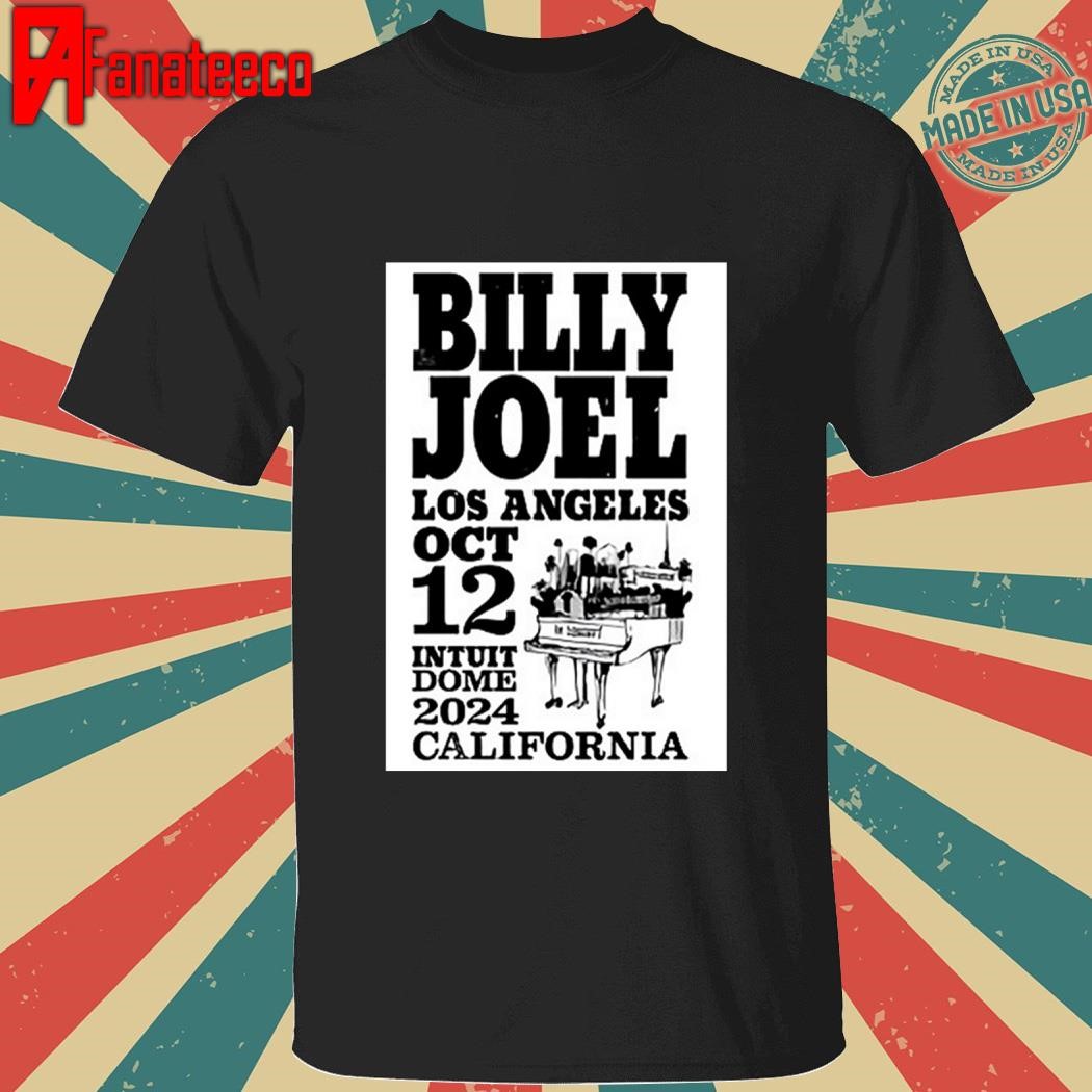 billy joel los angeles oct 12 intuit dome 2024 california shirt