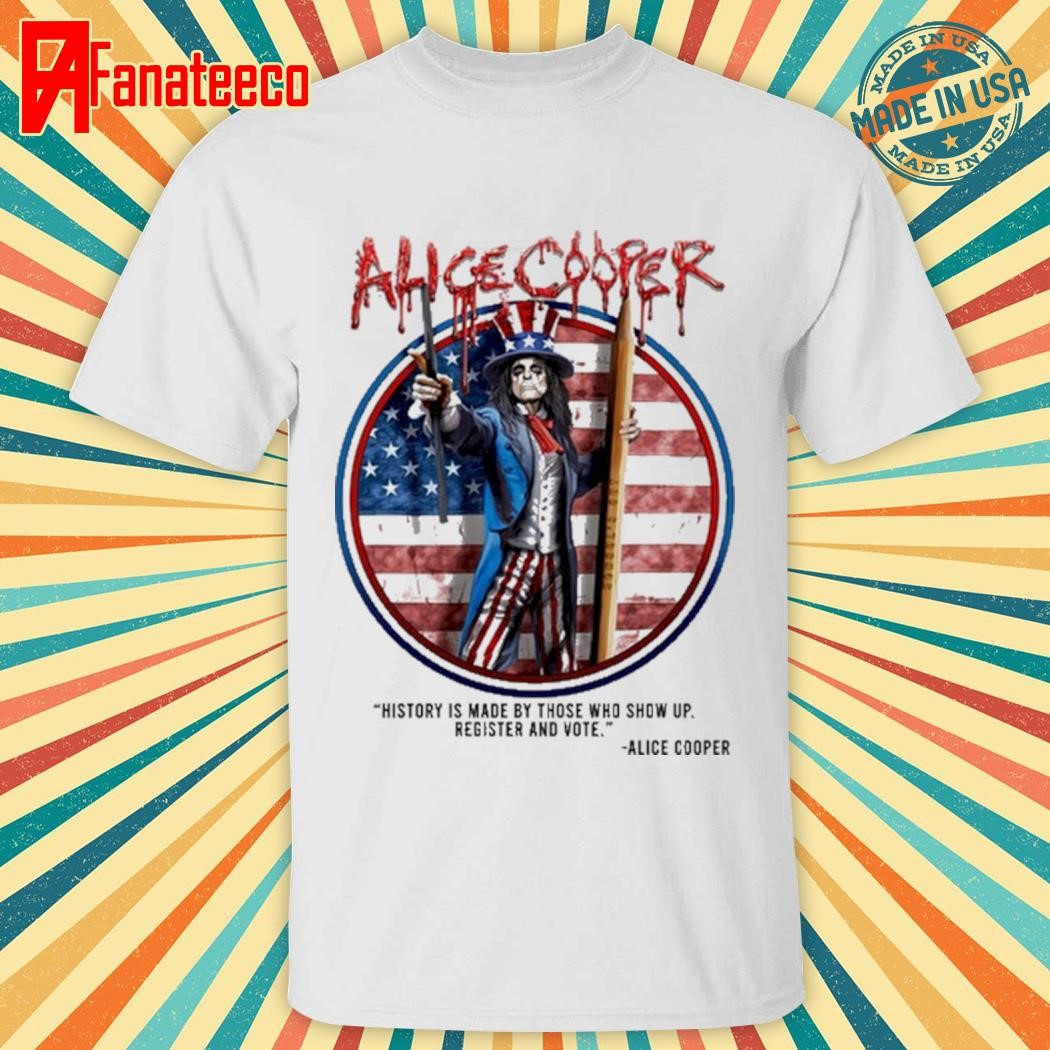 2024 Alice Cooper The Alice Register And Vote Shirt