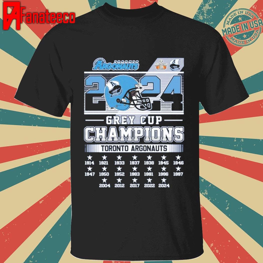 2024 Grey Cup Champions Toronto Argonauts shirt