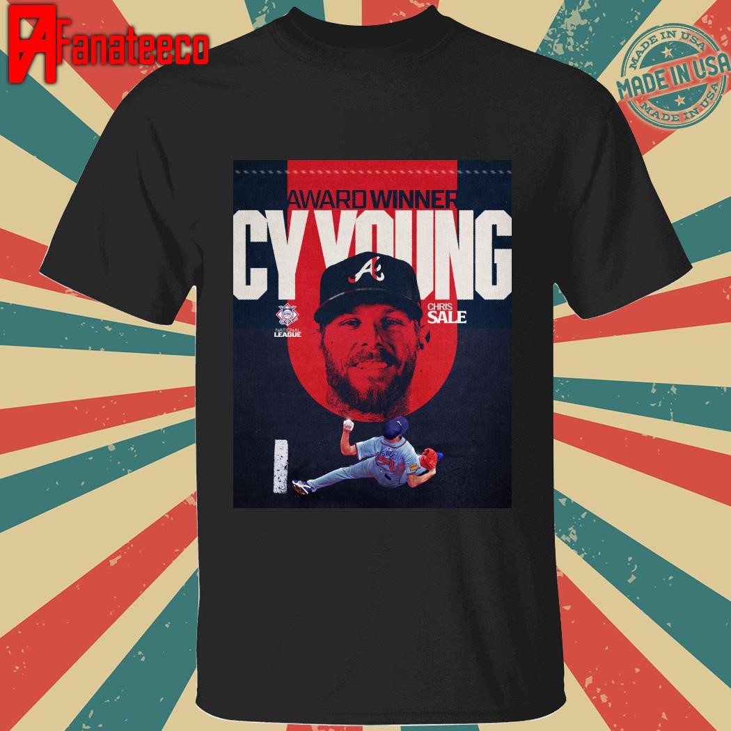 2024 National League Cy Young Award winner is Chris Sale of the Atlanta Braves shirt