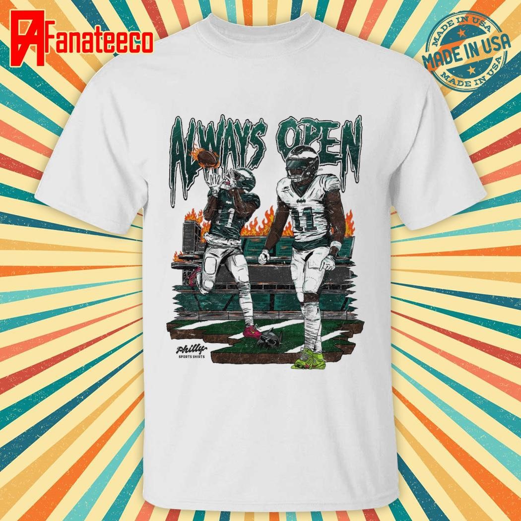 Always Open AJ Brown Eagles Shirt