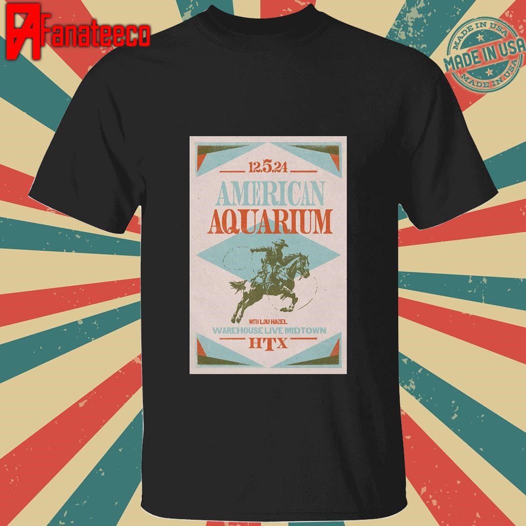 American Aquarium December 5 2024 Warehouse Live in Houston TX shirt