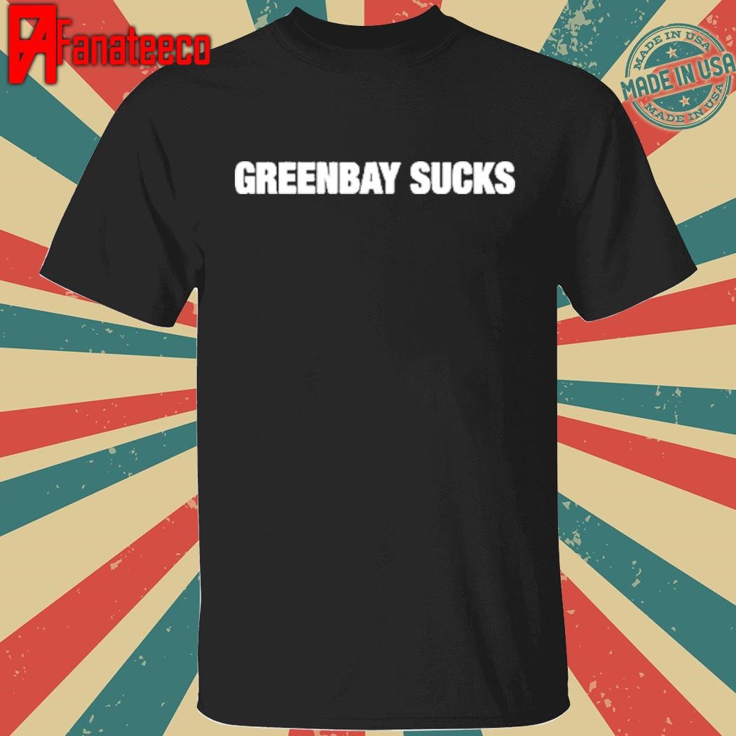 Amon Ra St Brown wears GREENBAY SUCKS shirt