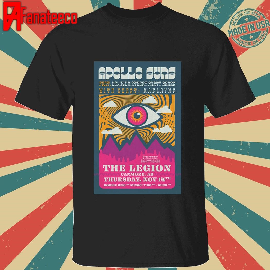 Apollo Suns Royal Canadian Legion Branch 3 Three Sisters Nov 14 2024 In Canmore AB shirt