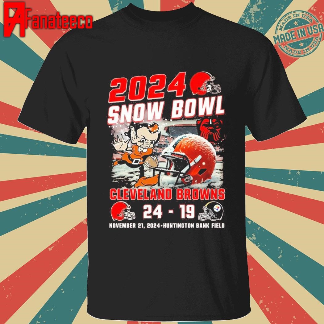 Awesome Cleveland Browns Snow 24 - 19 shirt