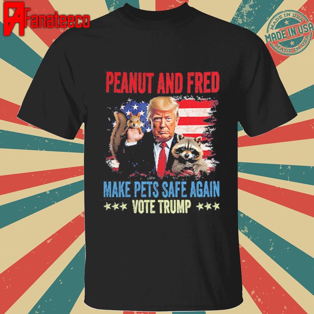 Awesome Peanut And Fred Executed By The State My Life Mattered Vote Trump Shirt