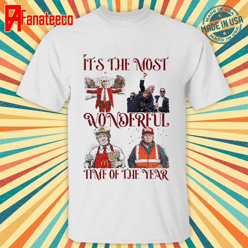 Awesome Trump Christmas It's the most wonderful time of the year shirt