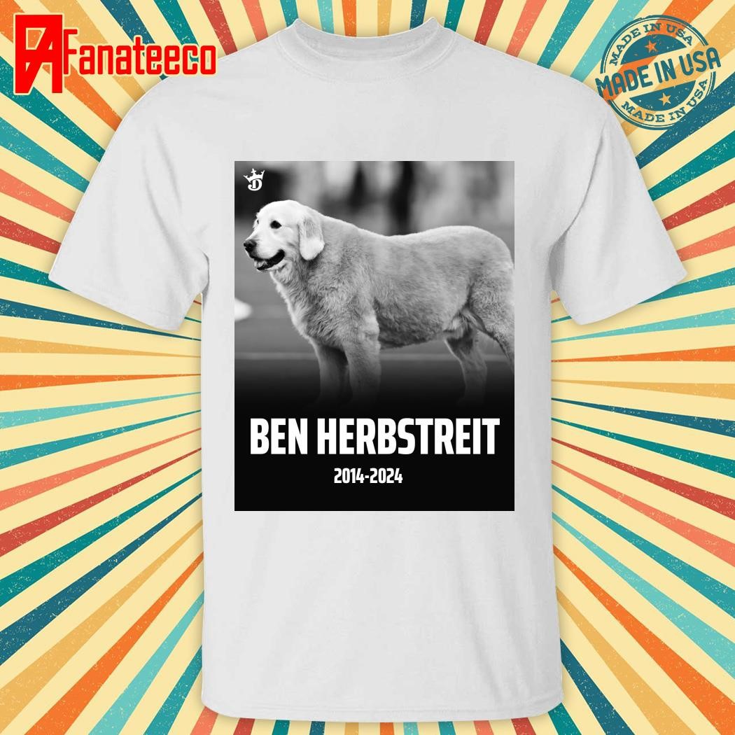 Ben Herbstreit, dog of football analyst Kirk Herbstreit 2014 2024 shirt