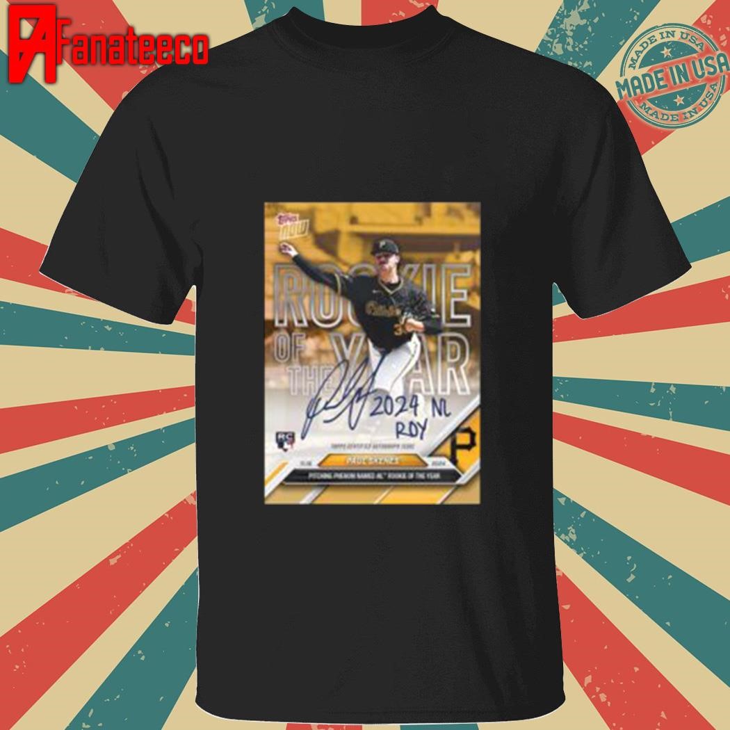 Best Paul Skenes Is The 2024 National League Rookie Of The Year MLB shirt