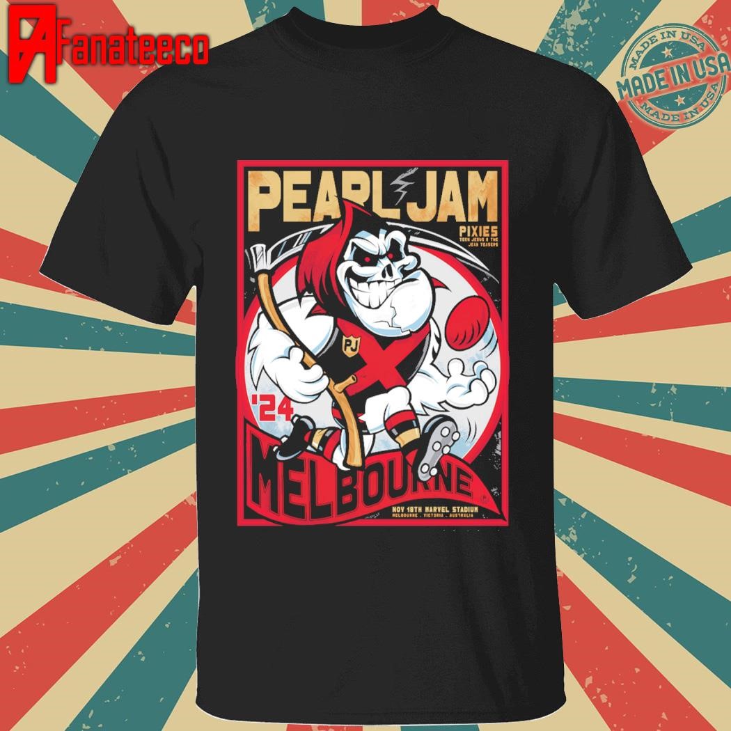 Best Pearl Jam Melbourne Australia Pop Up Shop Event At Marvel Stadium On November 18 2024 shirt