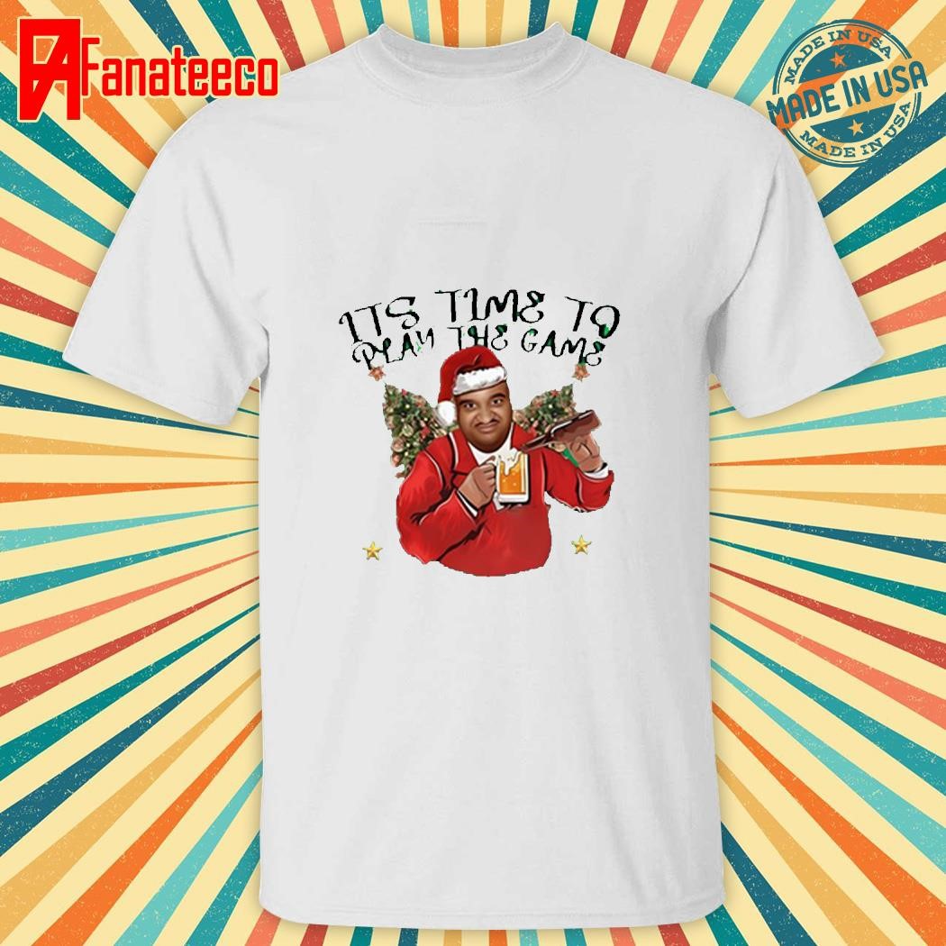 Best Time To Play The Game Green Christmas Shirt