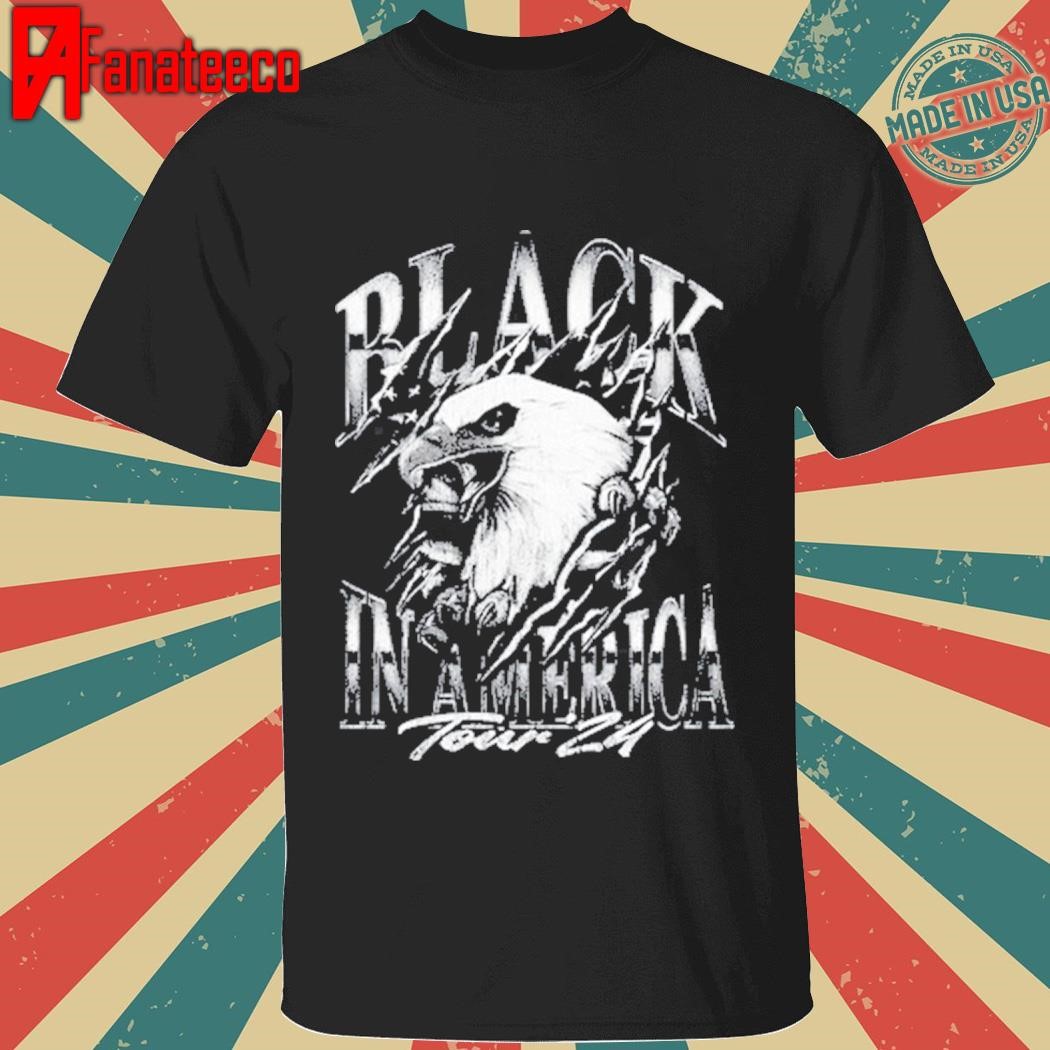 Black In America Eagle Tour Shirt