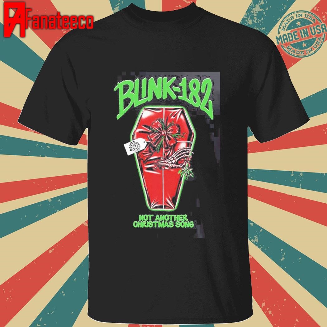 Blink 182 Not Another Christmas Song Red Coffin Holiday shirt