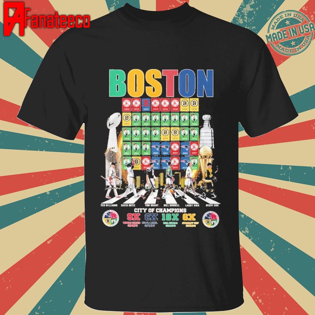 Boston City Of Champions Signature Unisex shirt