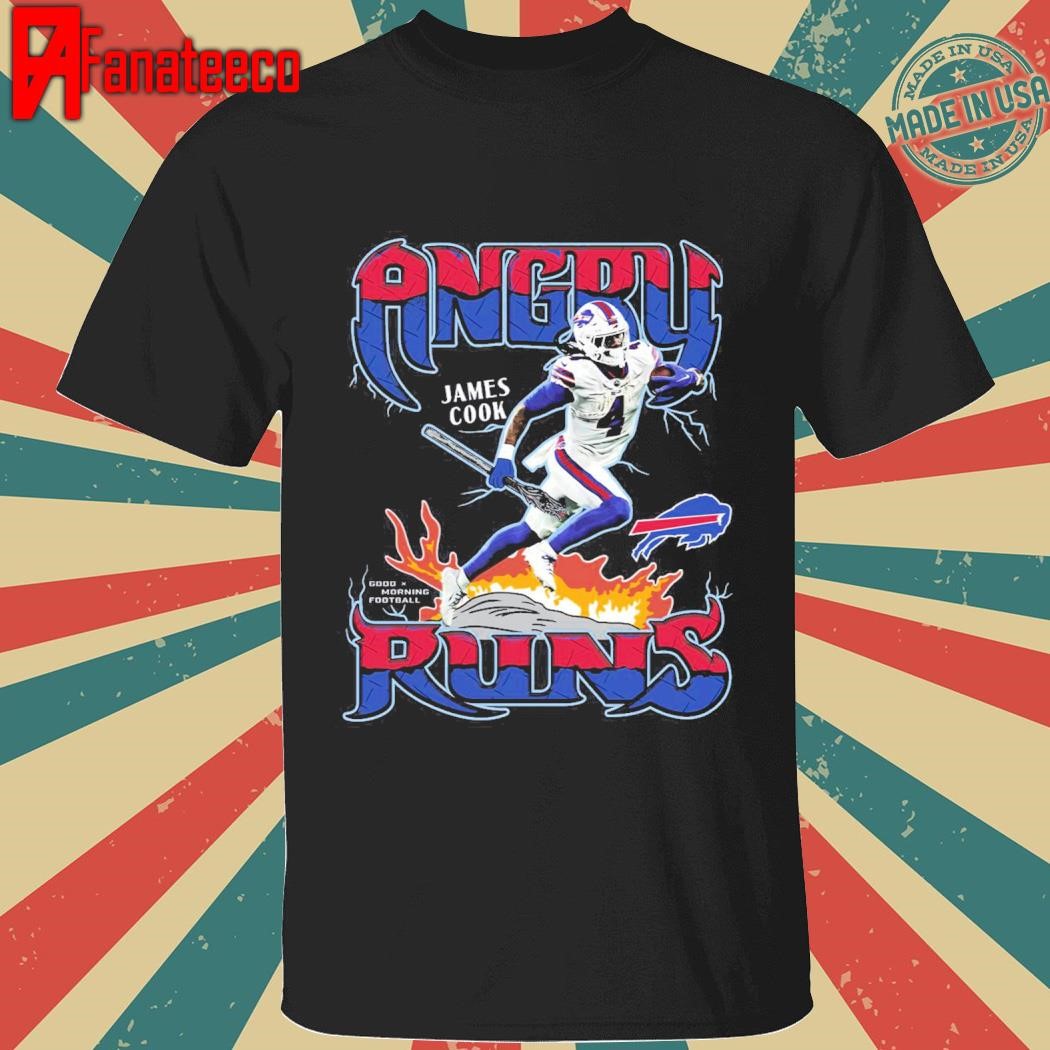 Buffalo Bills James Cook Angry Runs Shirt