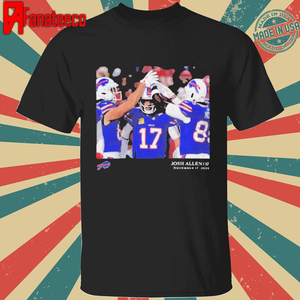 Buffalo Bills Josh Allen November 19 2024 Shirt