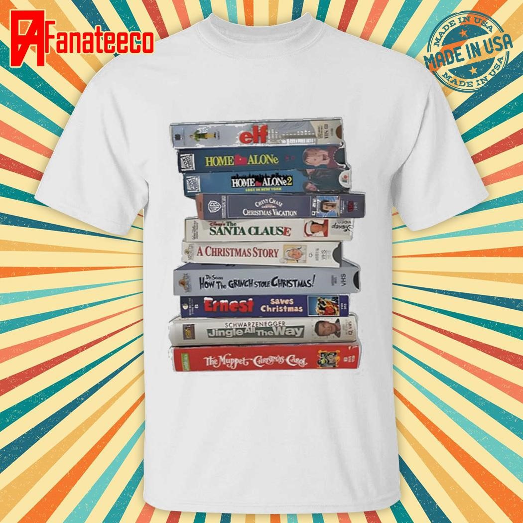 Christmas Movie VHS Christmas Shirt