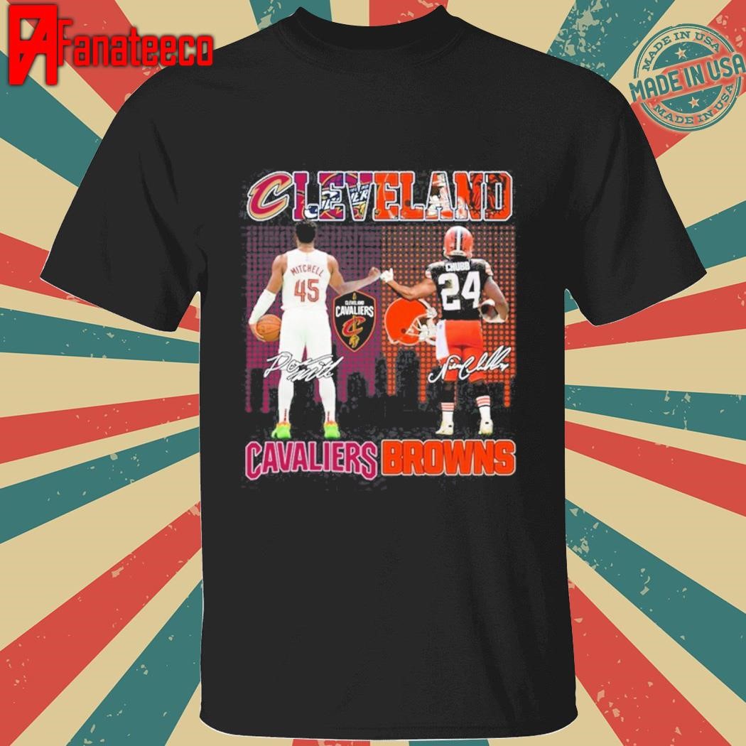 Cleveland Cavaliers Cleveland Browns Signatures shirt