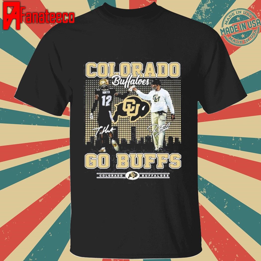 Colorado Buffaloes Go Buffs signatures shirt