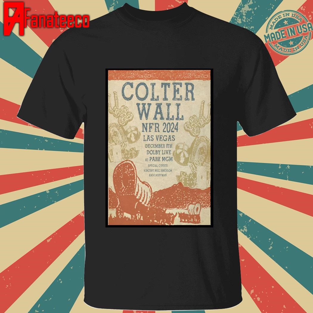 Colter Wall December 8 2024 The Dolby Live in Las Vegas NV shirt