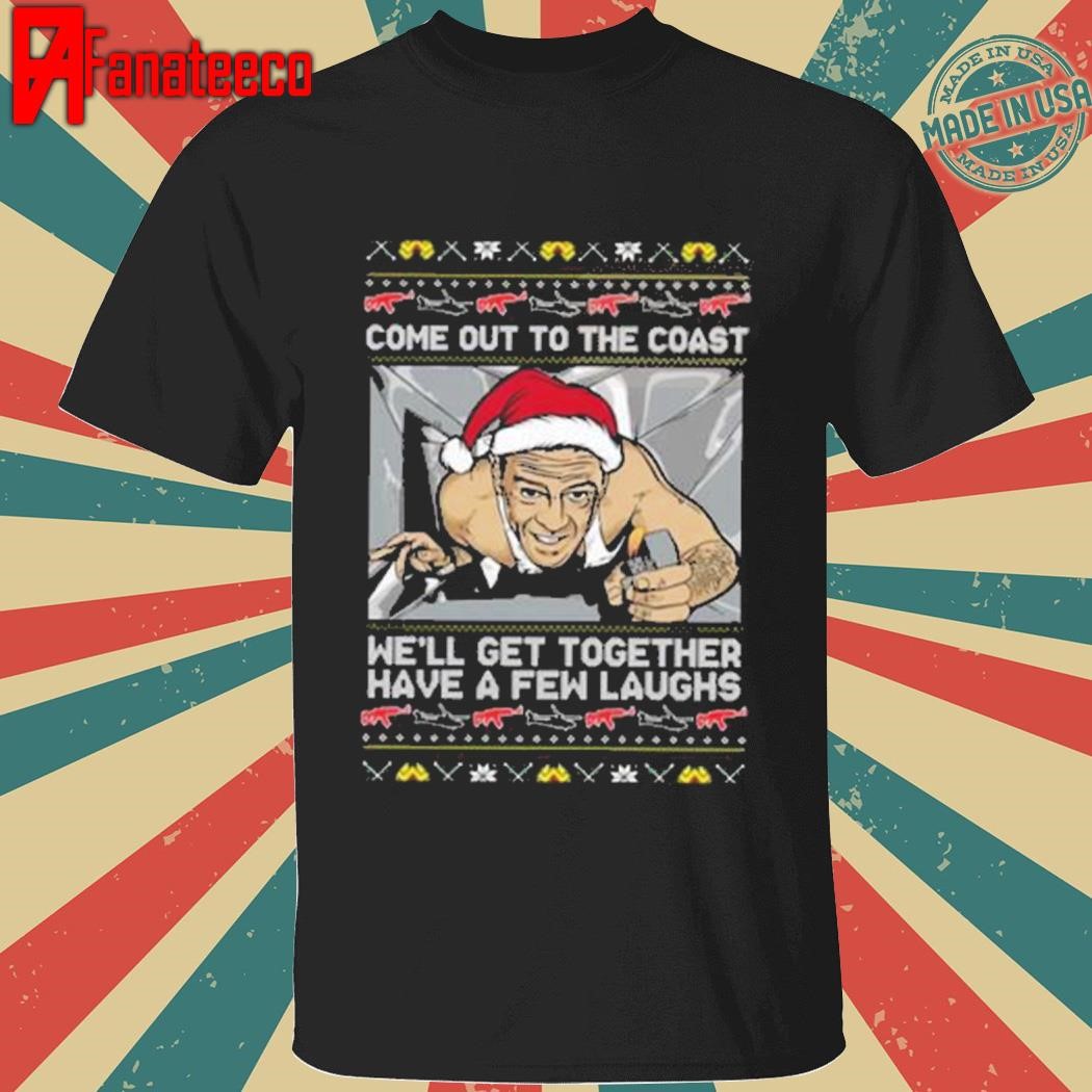 Come Out To The Coast Ugly Christmas Shirt