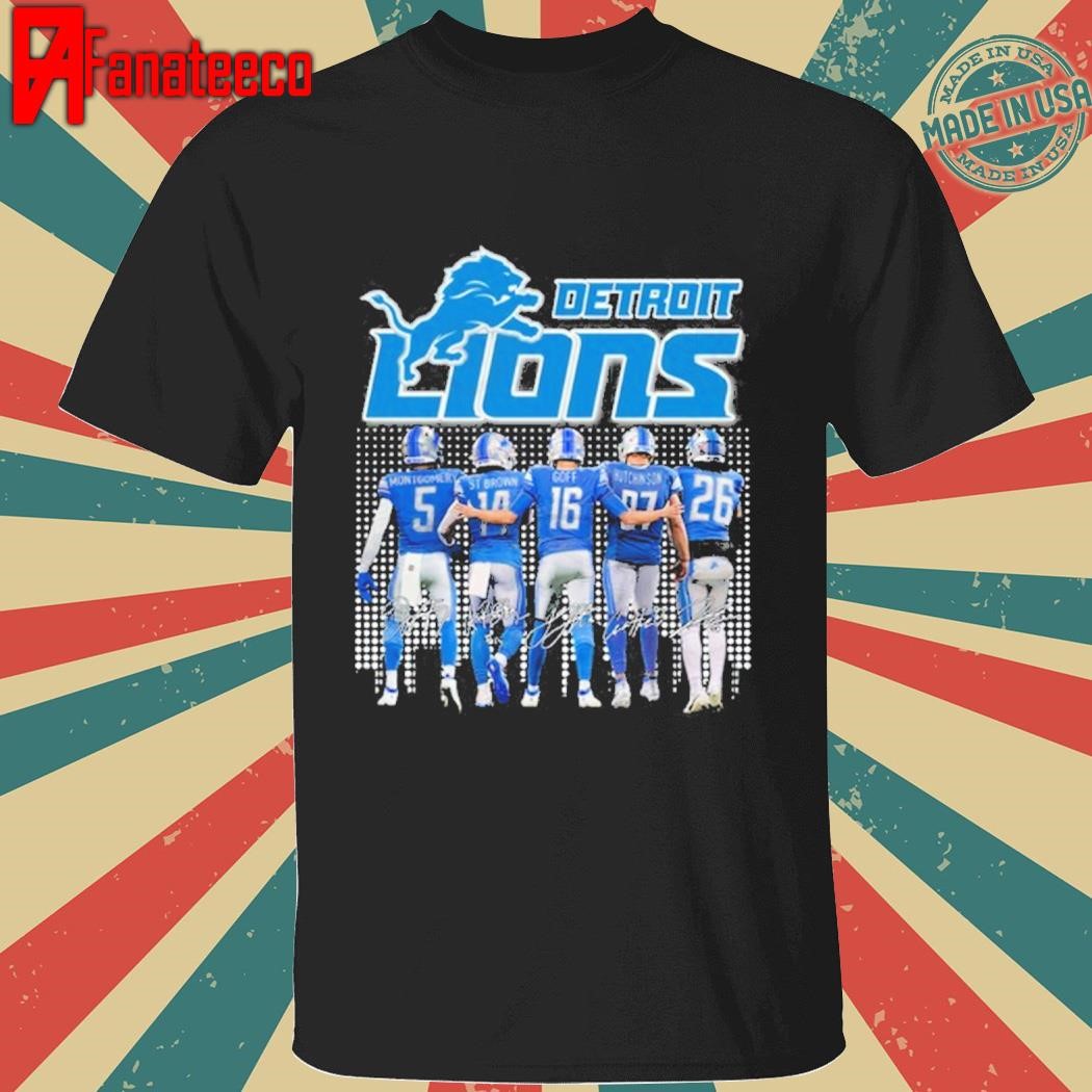 Detroit Lions Signatures shirt