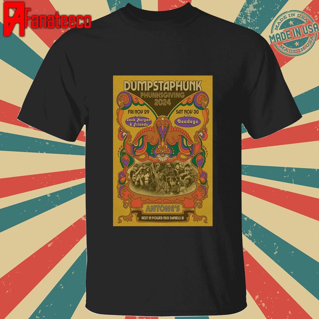 Dumpstaphunk Phunksgiving Nov 29-30 2024 Antone's Nightclub in Austin TX Show shirt